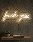Néon LED Mural "Fuck you" Chill'Neon