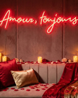 Néon LED Mural - Amour, toujours