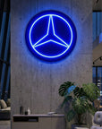 Néon LED Mural "Logo Mercedes" Chill'Neon