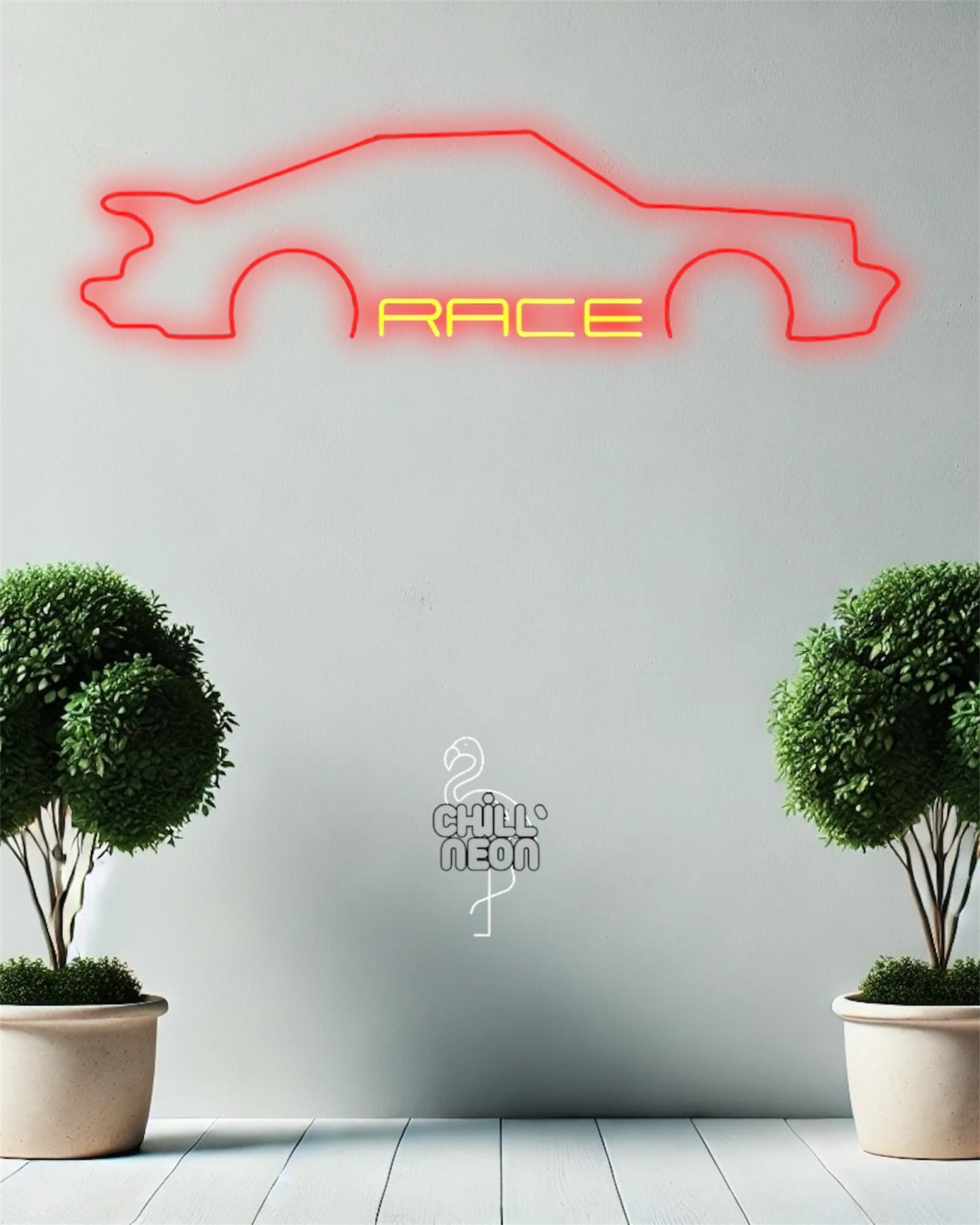 Néon Porsche RACE Chill'Neon