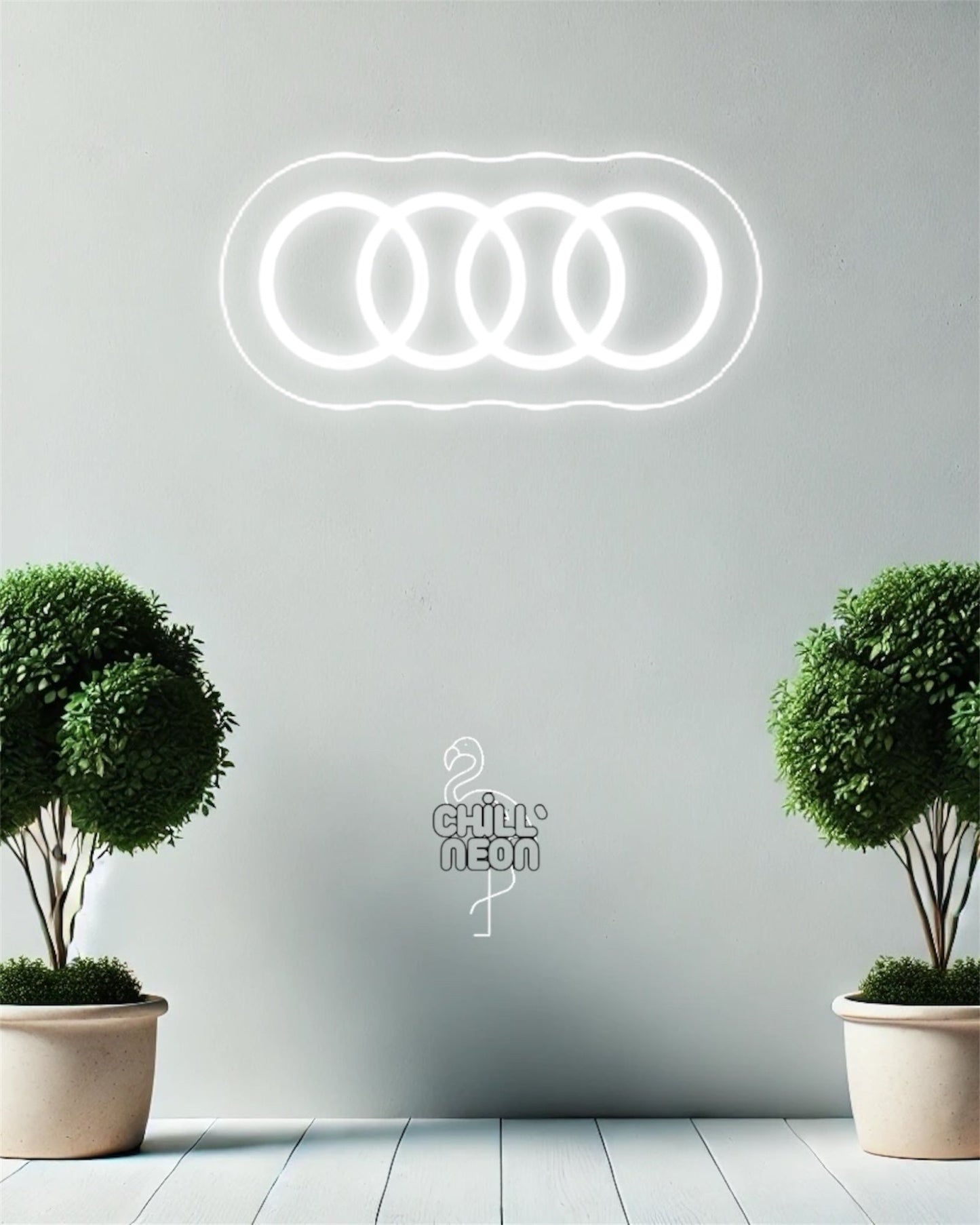 Néon Logo Audi Chill'Neon
