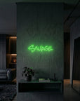 Néon LED mural Savage pour déco de chambre, bureau et gaming setup
