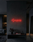 Néon LED mural Savage pour déco de chambre, bureau et gaming setup