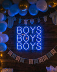 Néon LED Mural "BOYS BOYS BOYS"