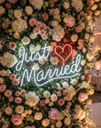 Néon LED Mural "Just Married"