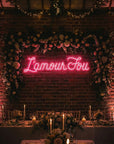 Néon LED Mural "L'Amour Fou"