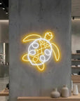 Néon LED Mural "Tortue Marine" Chill'Neon