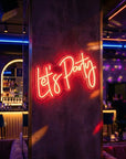 Néon LED Mural "Let's Party" Chill'Neon