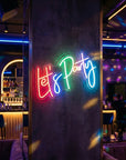 Néon LED Mural "Let's Party" Chill'Neon