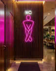Néon LED Mural "WC Homme & Femme" Chill'Neon