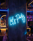 Néon LED Mural "Let's Party" Chill'Neon