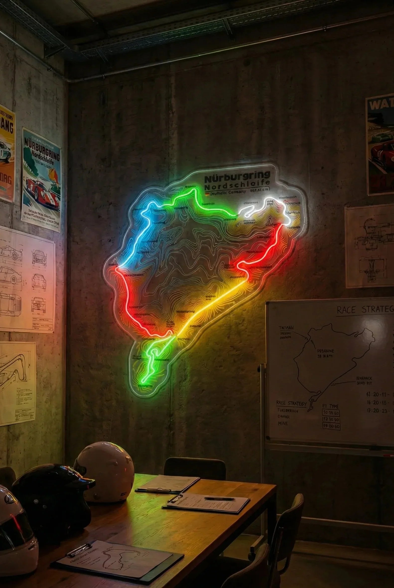 Néon LED circuit automobile : la déco incontournable pour les passionnés de sport auto