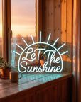 Néon LED Mural "Let The sunshine" Chill'Neon