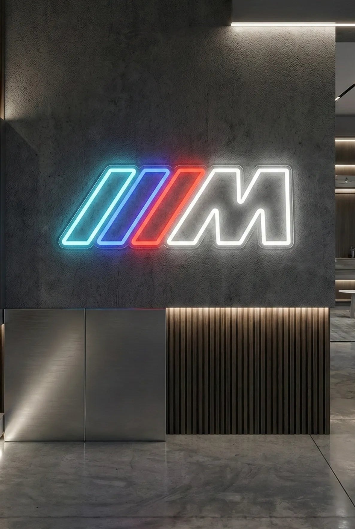 Néon LED Mural "BMW M" Chill'Neon