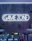 Néon LED mural Game Zone pour déco setup gaming et coin stream