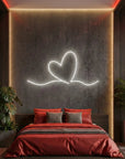 Néon LED Mural "Cœur Infini"