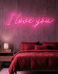 Néon LED Mural "I Love You"