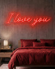 Néon LED Mural "I Love You"