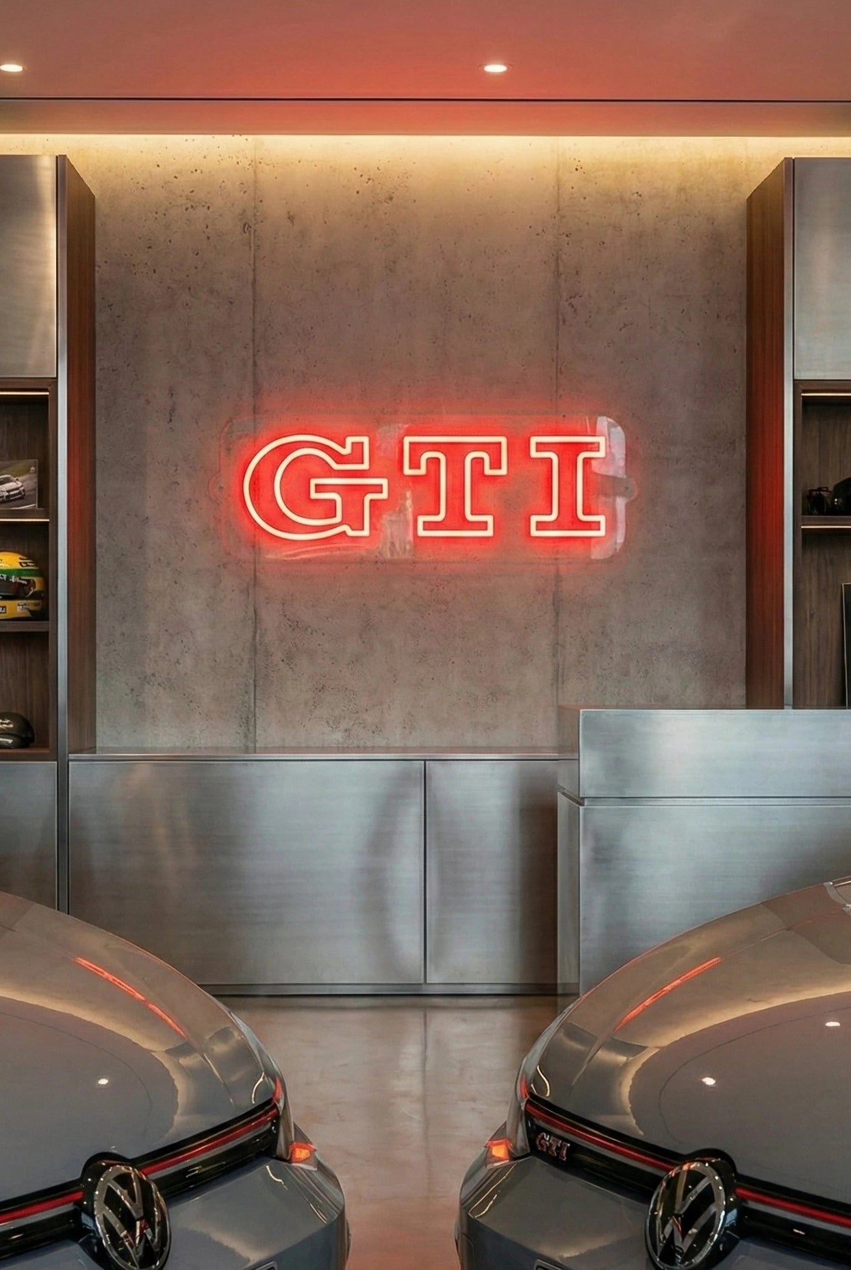 Néon LED Mural "GTI" Volkswagen Chill'Neon