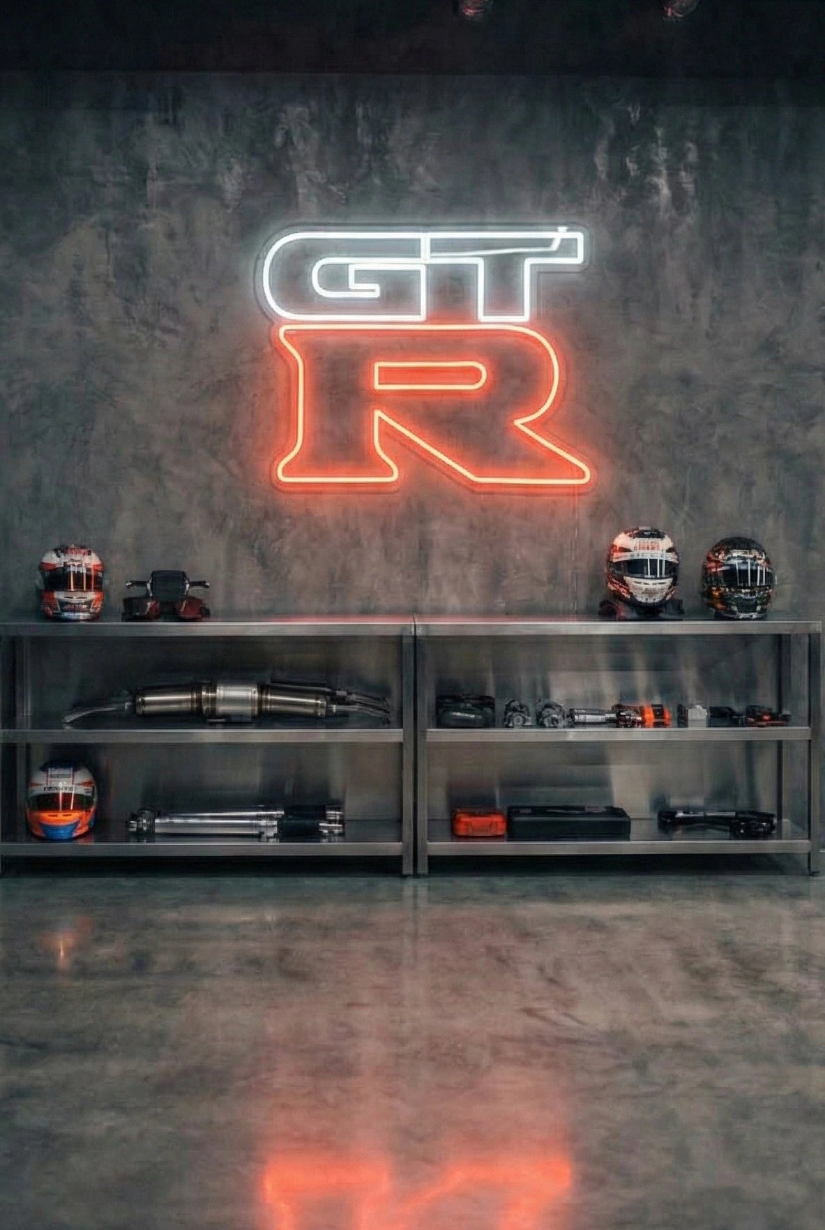 Néon LED Mural "GTR" Nissan Chill'Neon