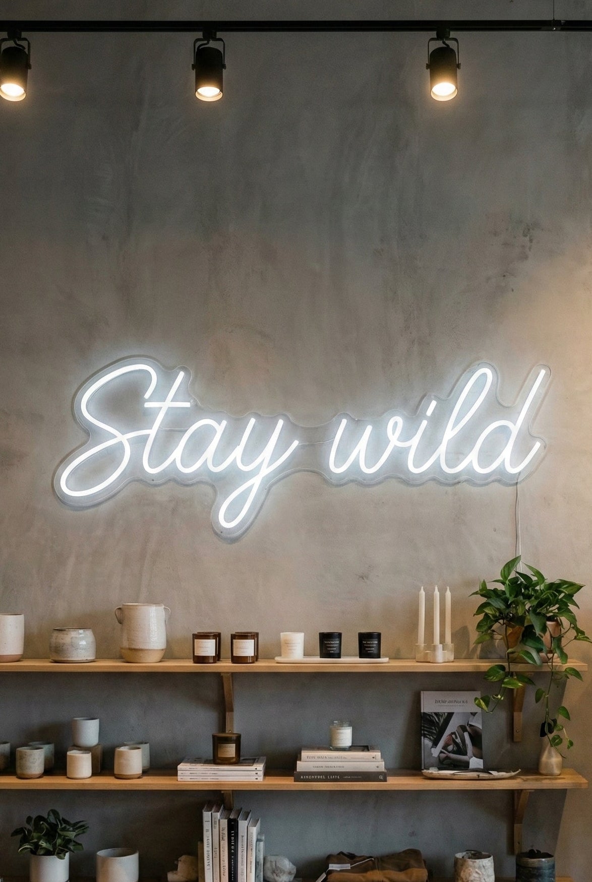 Néon LED Mural "Stay Wild" Chill'Neon