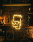 Néon LED Mural "Bart Simpson"