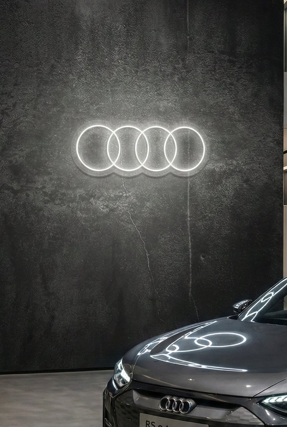 Néon LED Mural "Logo Audi" Chill'Neon