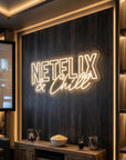 Néon LED Mural "Netflix and Chill" Chill'Neon
