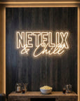 Néon LED Mural "Netflix and Chill" Chill'Neon