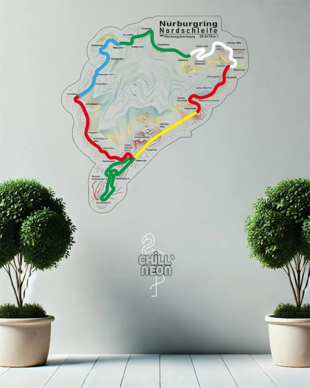 Néon circuit du Nürburgring - En stock