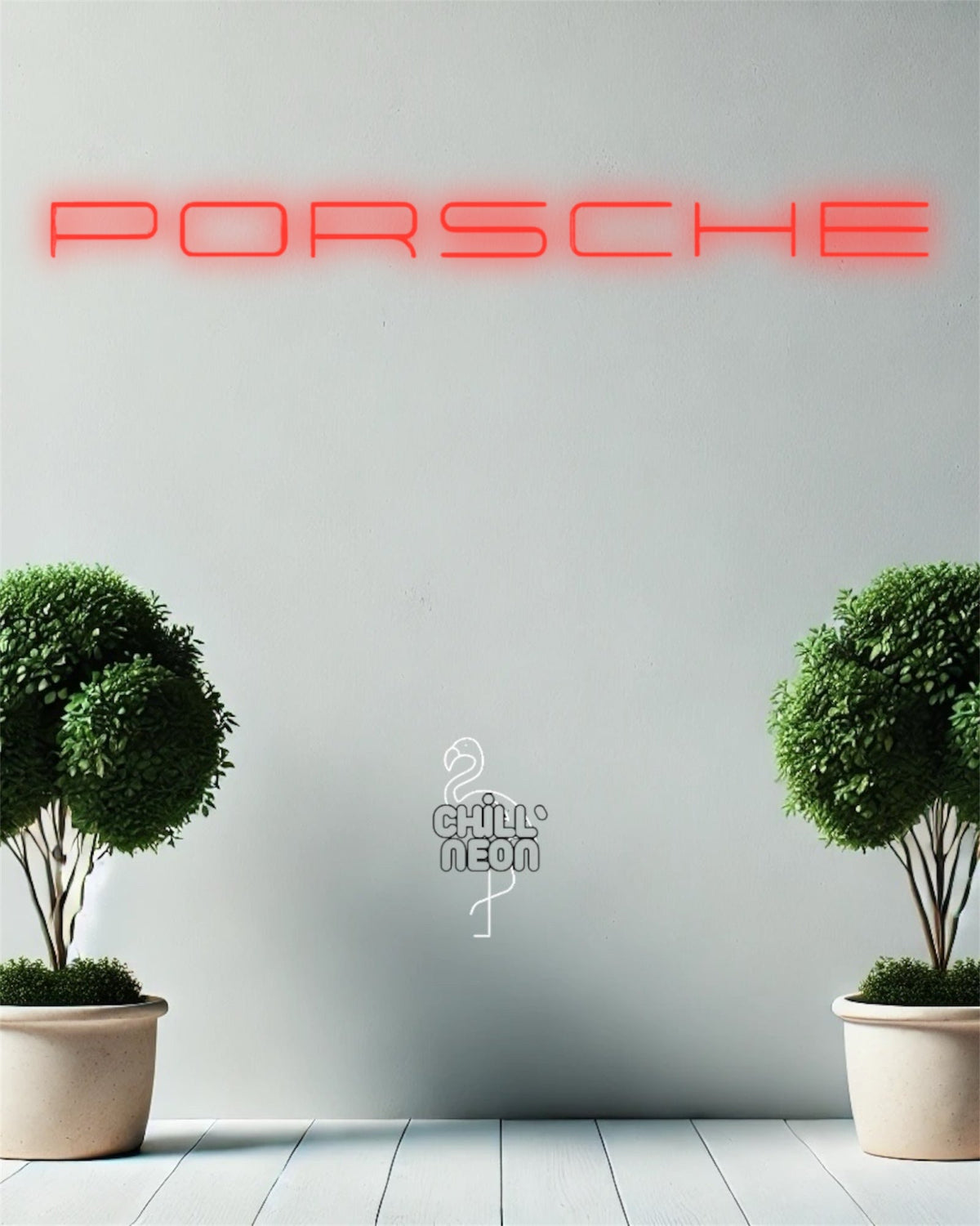 Néon PORSCHE - En stock