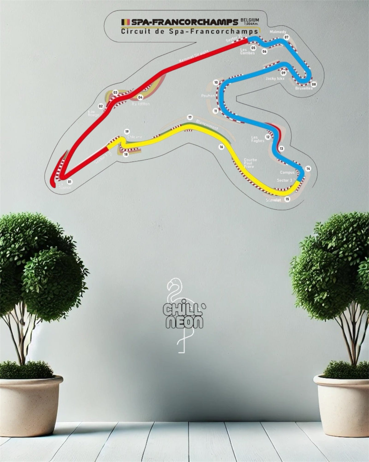Néon Circuit Spa-Francorchamps