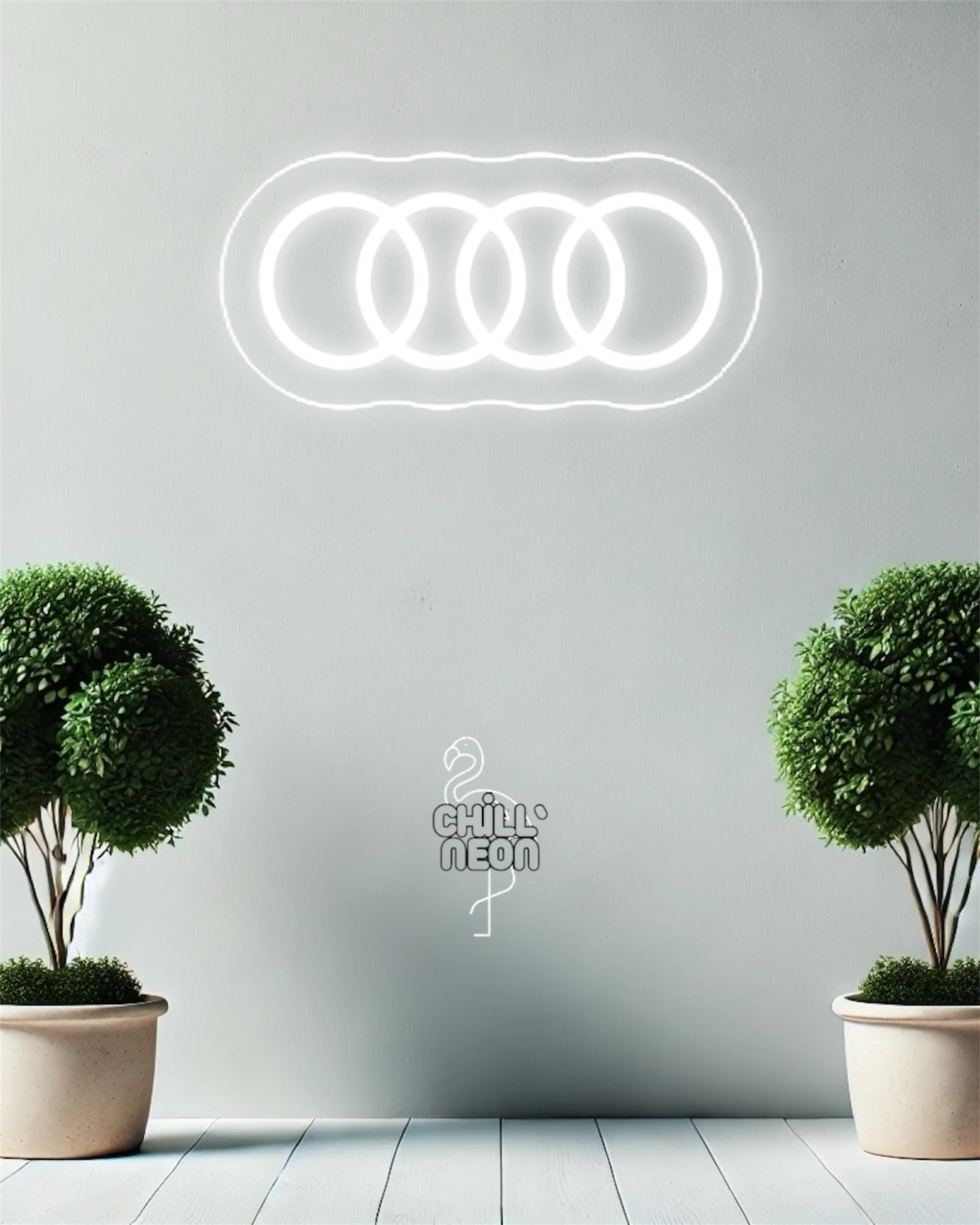 Néon Logo Audi Chill'Neon