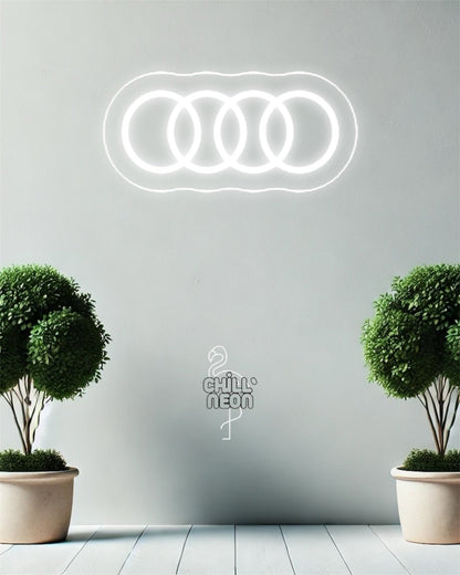 Néon Logo Audi Chill'Neon