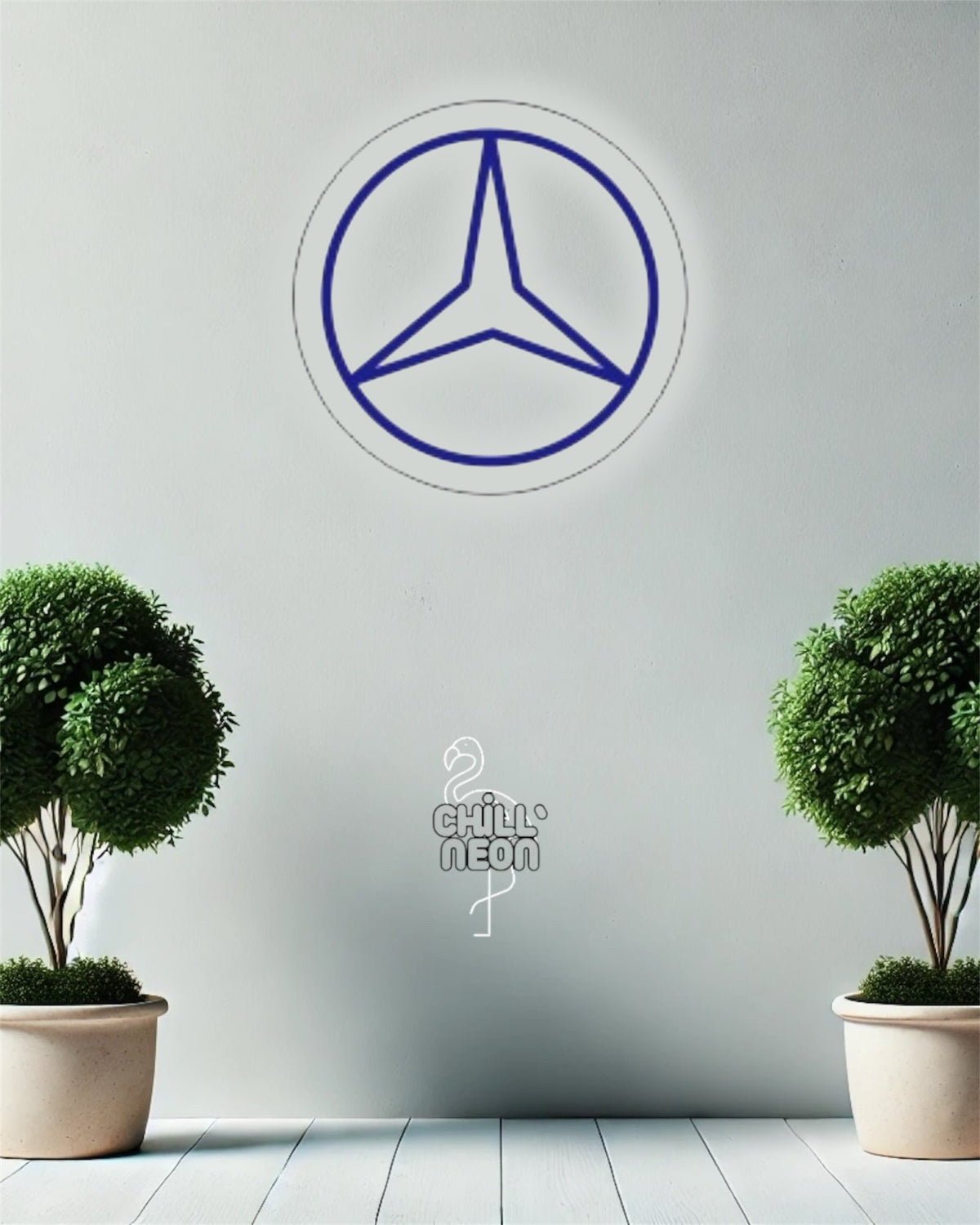 Néon Logo Mercedes - En stock