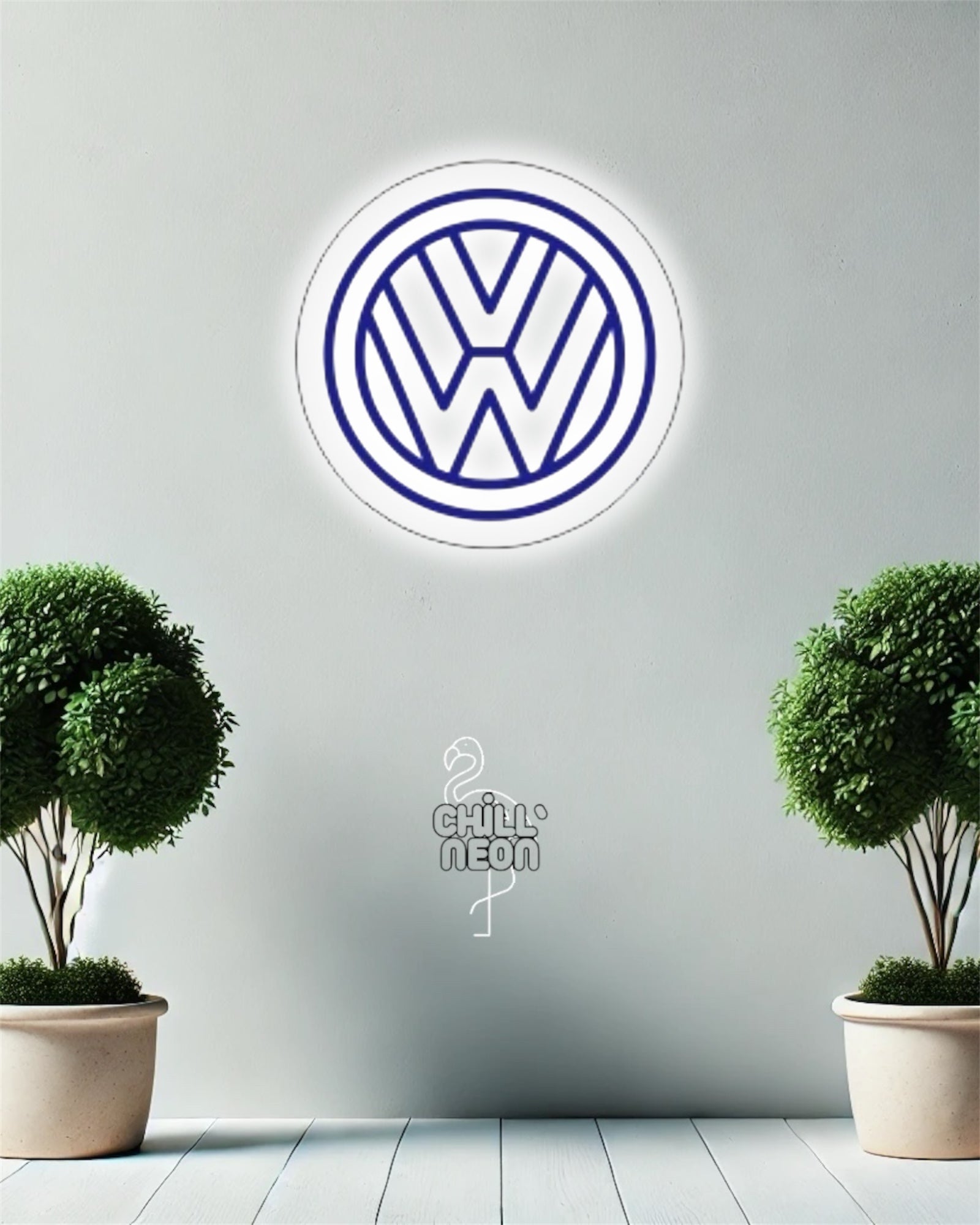 Néon Logo Volkswagen Chill'Neon