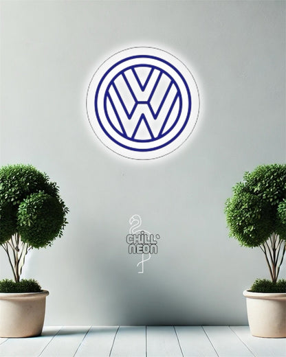 Néon Logo Volkswagen Chill'Neon