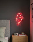 neon-led-eclair-foudre-rose-decoration-murale