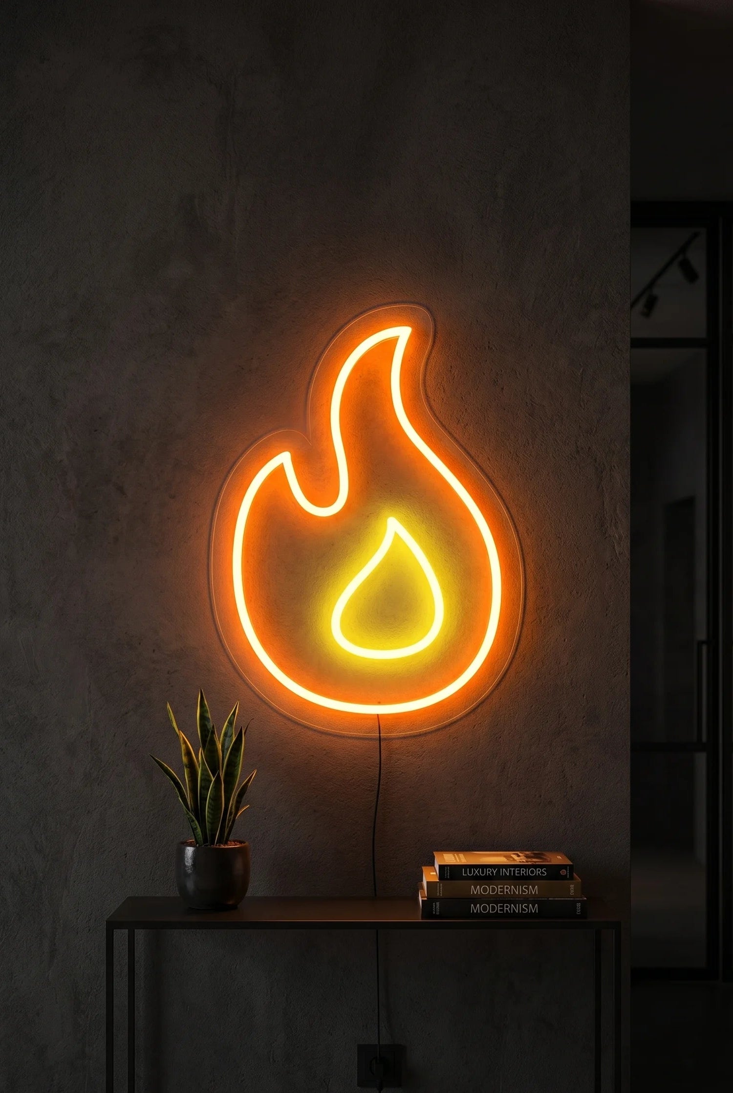 neon-led-flamme-feu-decoration-murale