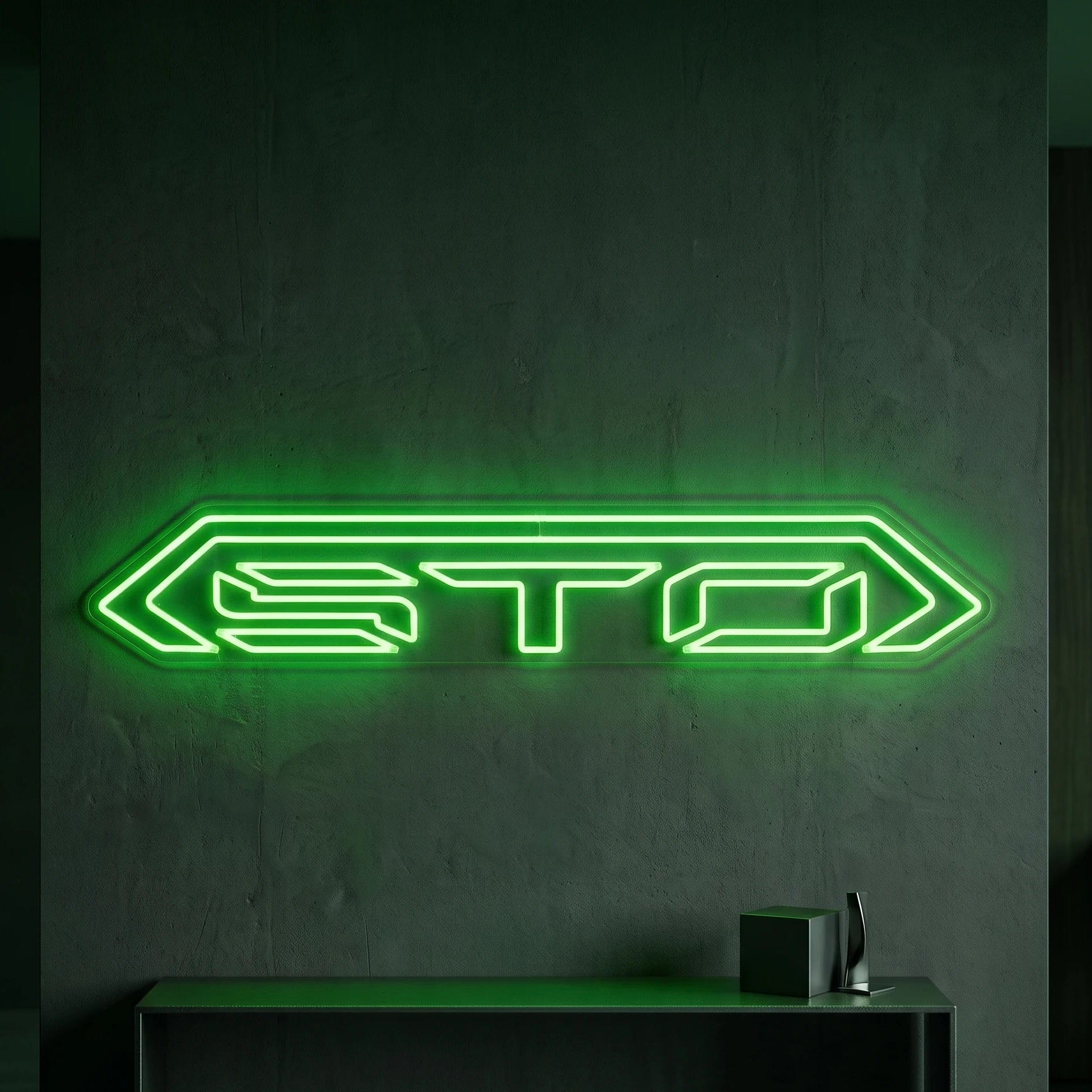 Néon LED mural Lamborghini Huracán STO voiture de sport pour déco garage