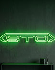 Néon LED mural Lamborghini Huracán STO voiture de sport pour déco garage