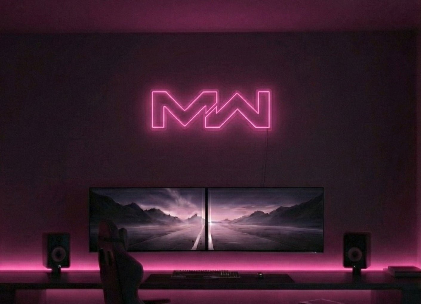 Néon LED Mural "Modern Warfare" Chill'Neon