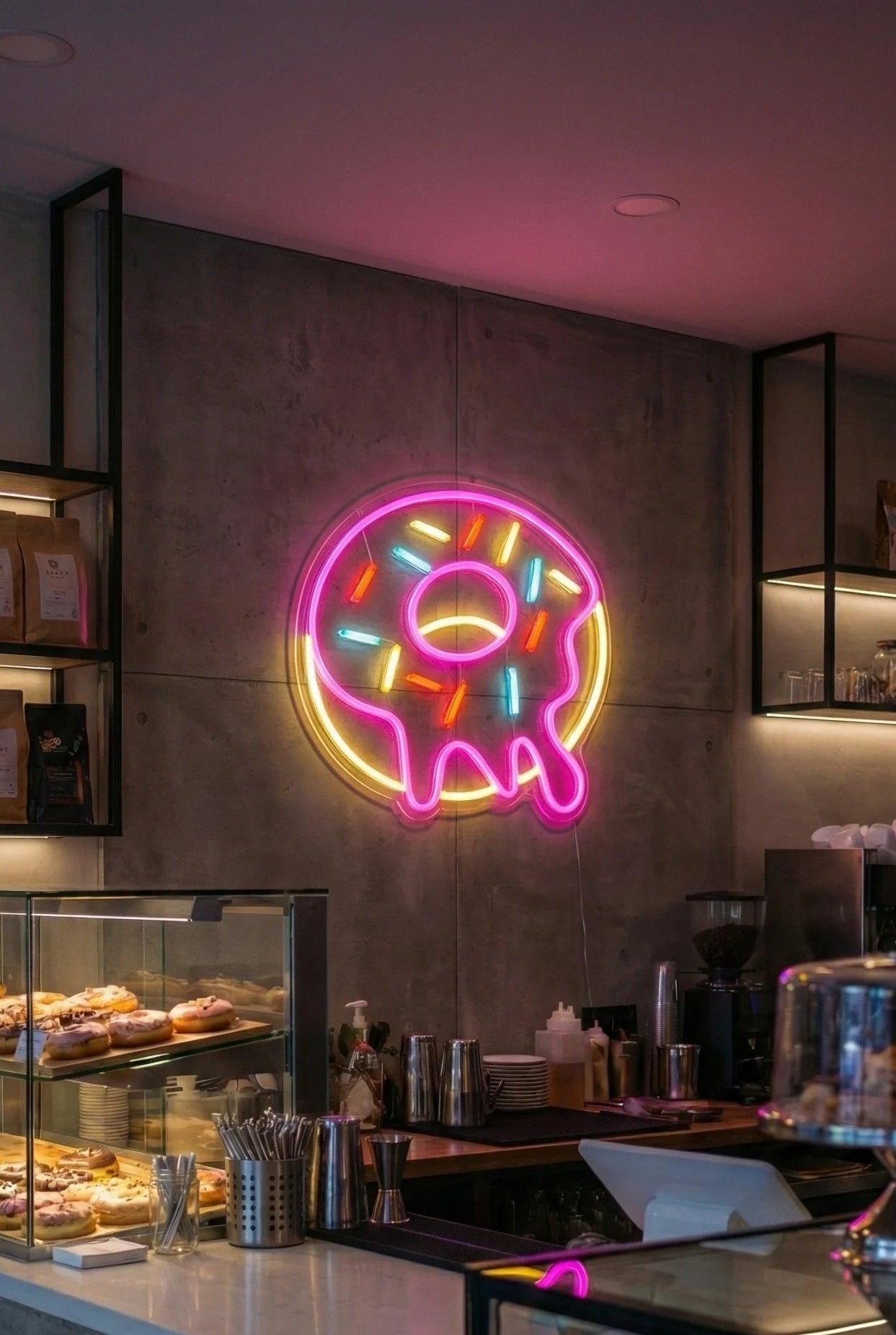 Néon LED Mural "Donuts" Chill'Neon