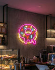 Néon LED Mural "Donuts" Chill'Neon