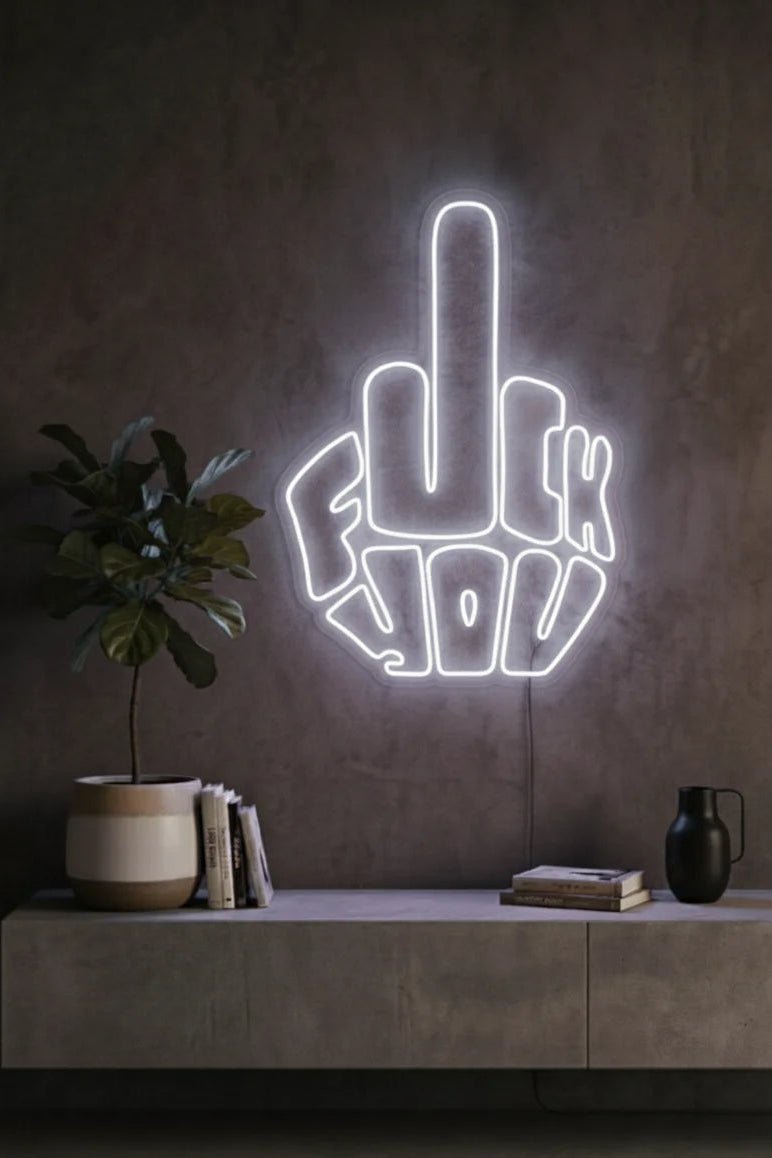 Néon LED Mural "F*ck You" Chill'Neon