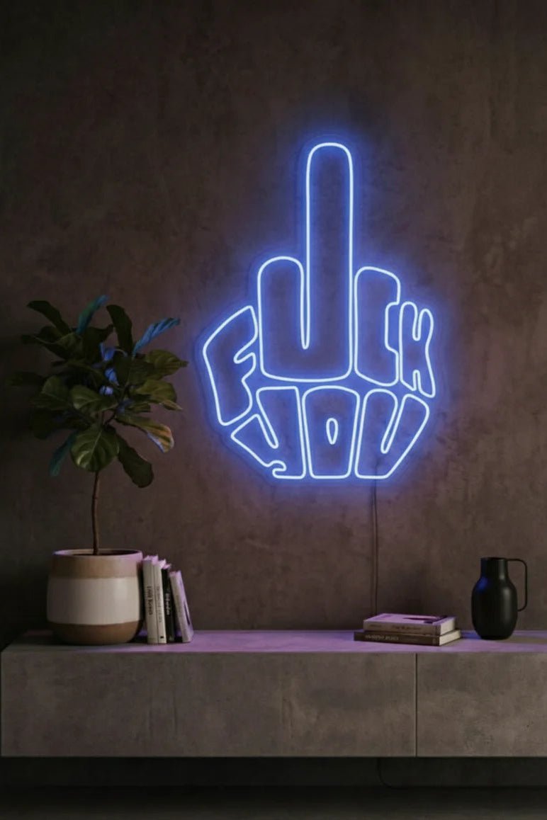Néon LED Mural "F*ck You" Chill'Neon