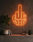 Néon LED Mural "F*ck You" Chill'Neon