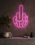Néon LED Mural "F*ck You" Chill'Neon
