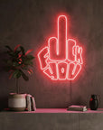 Néon LED Mural "F*ck You" Chill'Neon