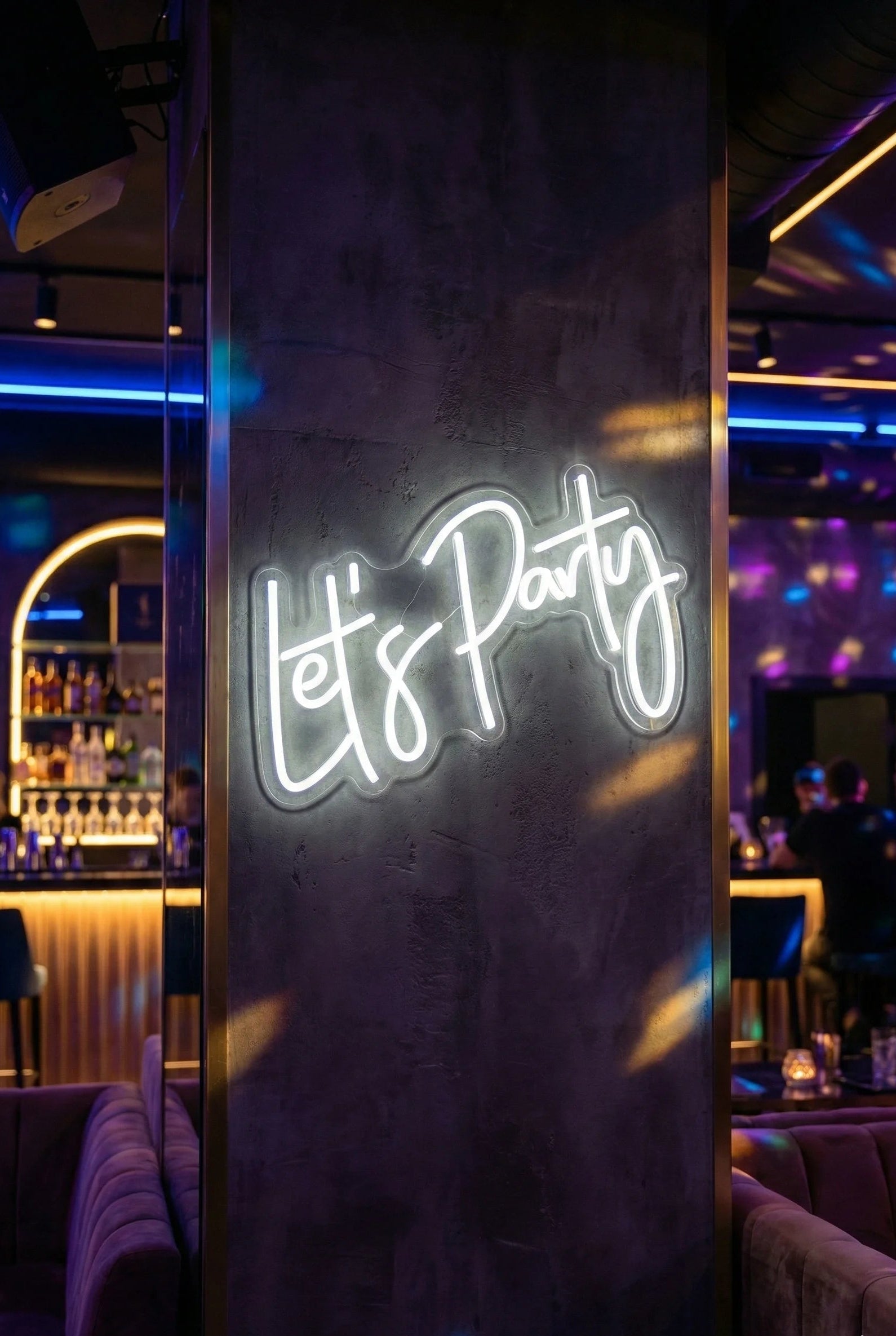 Néon LED Mural "Let's Party" Chill'Neon